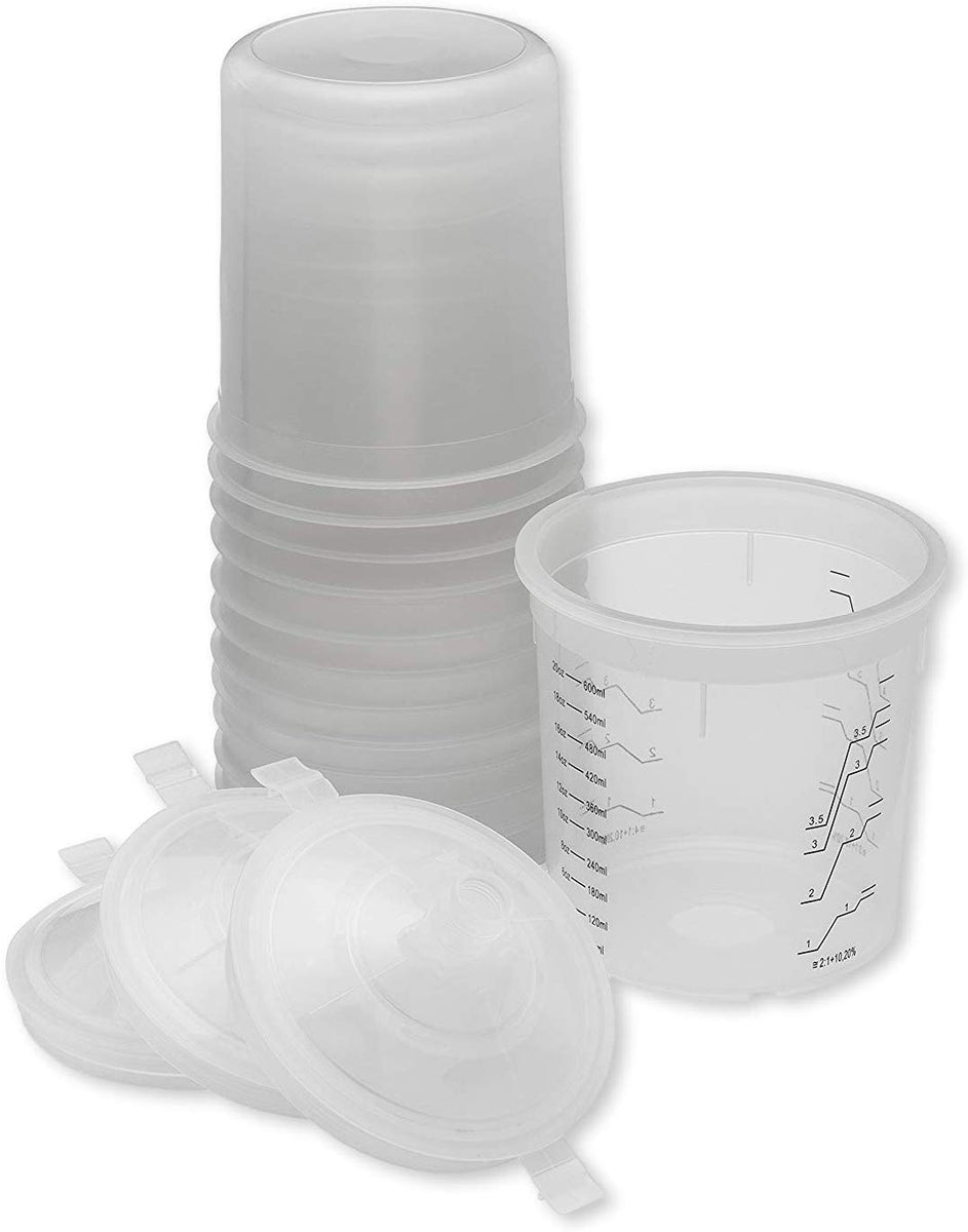 3P - 300mL Disposable Paint Cup Liners - Case of 50
