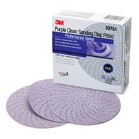 3M 30761 6" P600 CLN SAND HKT DISC BOX/50 PURPLE