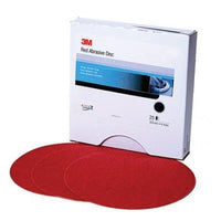3M 1117 P40D 6" PSA DISCS BX/25 RED