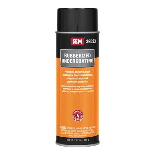 SEM® 39523 Rubberized Undercoating, 24 oz, Black, Low VOC VOC