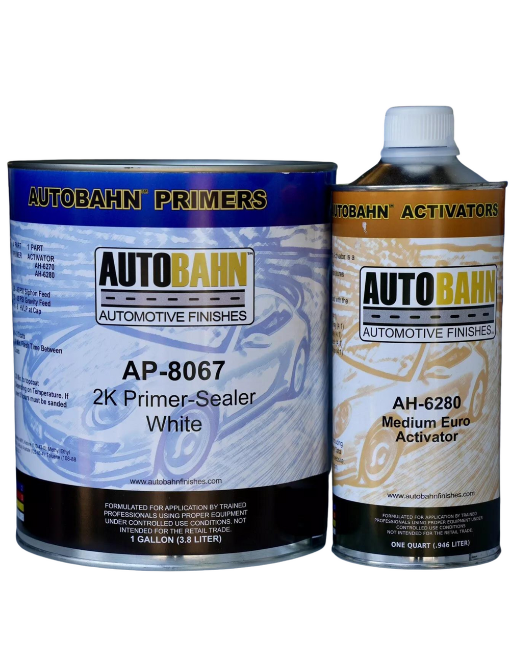 Autobahn 2K Primer Sealer WHITE - Gallon Kit