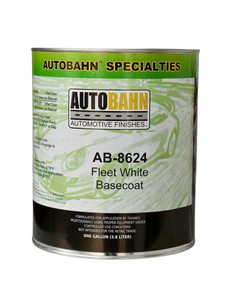 Autobahn AB-8624 Fleet White Basecoat GALLON! GM Code WA8624 Automotive Paint