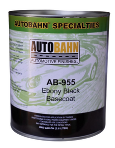 AB - 955 GM code WA 8555 Black Basecoat Paint Gallon Kit