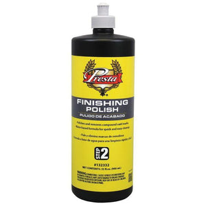 Presta 132332 Finishing Polish, 32 oz Bottle, Light Gray