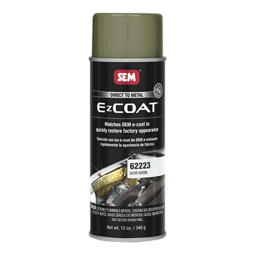 EZ Coat™ 62223 Direct-To-Metal Coating, 16 oz, Olive Green, 13 sq-ft at 1 mil DFT Coverage, 30 min Dry Curing