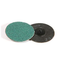 Sunmight 00201 Closed Coated Quick Change Disc, 2 in, P24 Grit, Alumina Zirconia, Roloc Attachment
