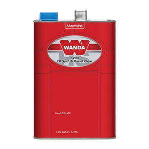 WANDA 551680 Spot and Panel Clear Coat, 1 gal, 3:1 Mixing