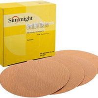 6"180G VELCRO GOLD DISCS / SUN 2410