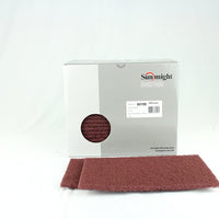6"X9" SCUFF PADS MAROON / SUNMIGHT 80100