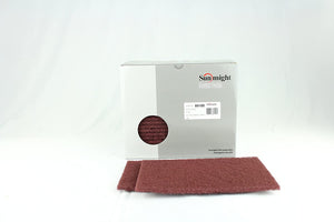 6"X9" SCUFF PADS MAROON / SUNMIGHT 80100