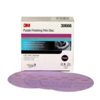 3M 30666 6" P2000 HKT FILM DISCS PURPLE BOX/50