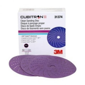 3M 31374 6" 180+ CUBITRON II DISCS HOOKIT BOX/50