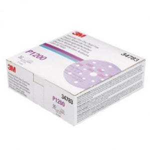 3M 34784 6" P1200 17HOLE HKT 50BX PURPLE 260L