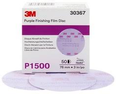 3M 34780 6" P600 17 HOLE HKT 50BX PURPLE 260L