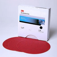 3M 1107 P500A 6" PSA DISCS RL/100 RED
