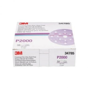 3M 34785 6" P2000 17HOLE HKT 50BX PURPLE 260L