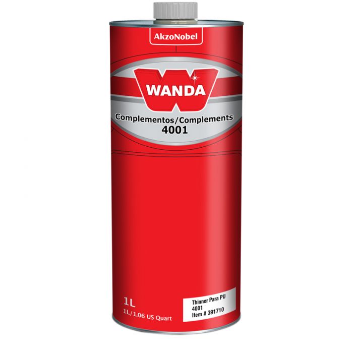4001 WANDA 2K/PU & PRIMER THINNER/REDUCER .9L